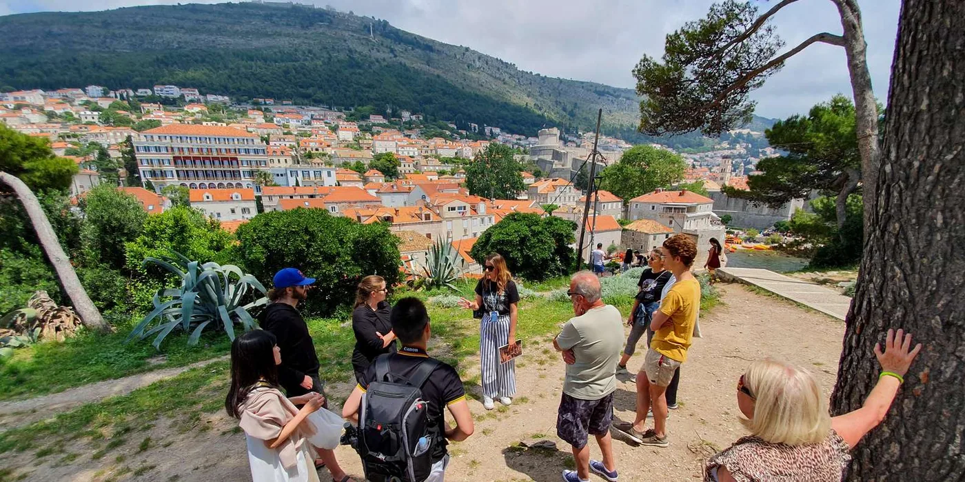 Blackwater Bay below Dubrovnik — the naval battle filming location in Game of Thrones