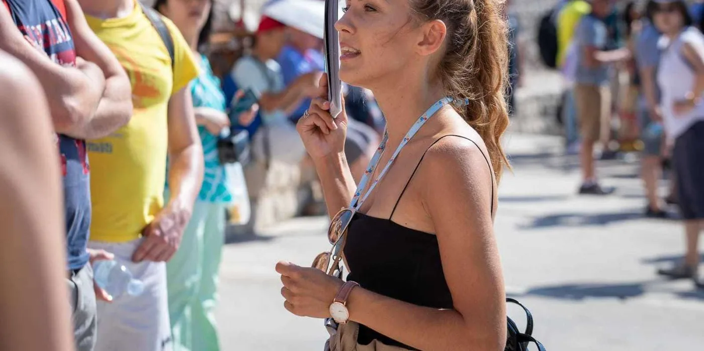 Srđ Hill panorama above Dubrovnik — King's Road scenery on the Game of Thrones tour